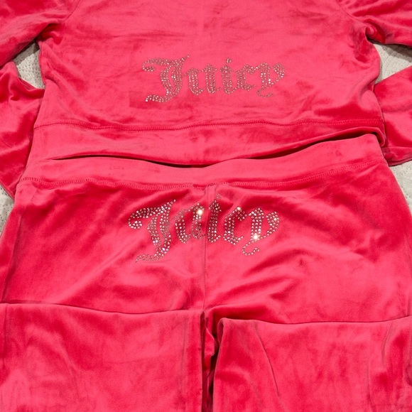 Bling Juicy Couture Veloure Tracksuit - Picture 9 of 11